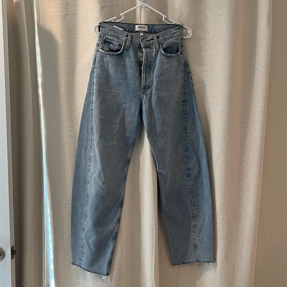 LUNA HIGH RISE PIECED TAPER